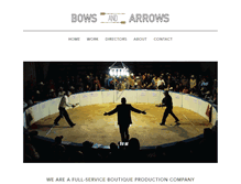 Tablet Screenshot of bowsxarrows.com